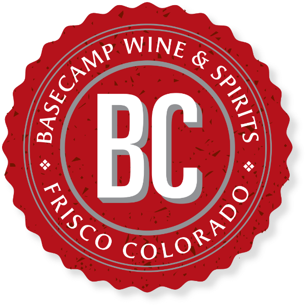 Basecamp Wine & Spirits Red Bottlecap Logo